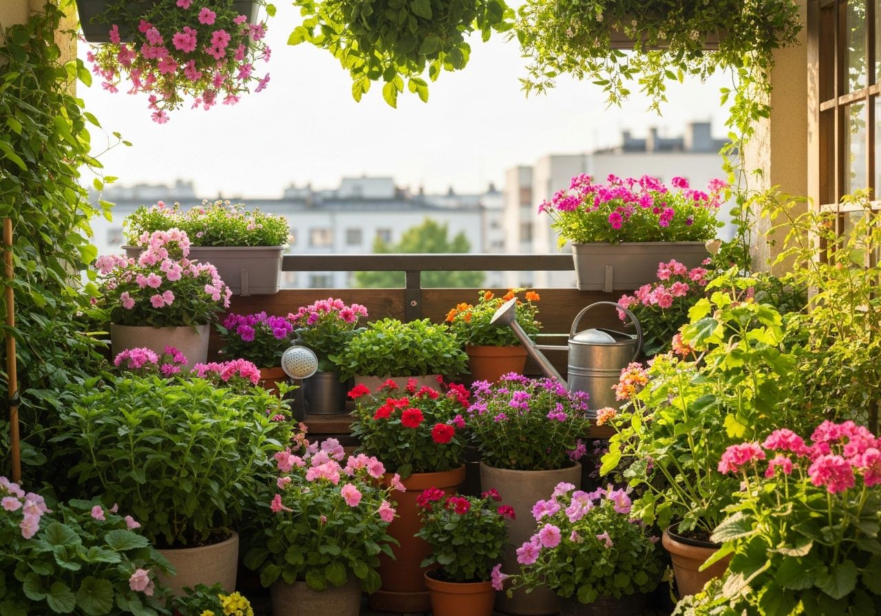 Kwiaty na balkon – jak wybrać, uprawiać i dbać o rośliny ozdobne na Twoim balkonie